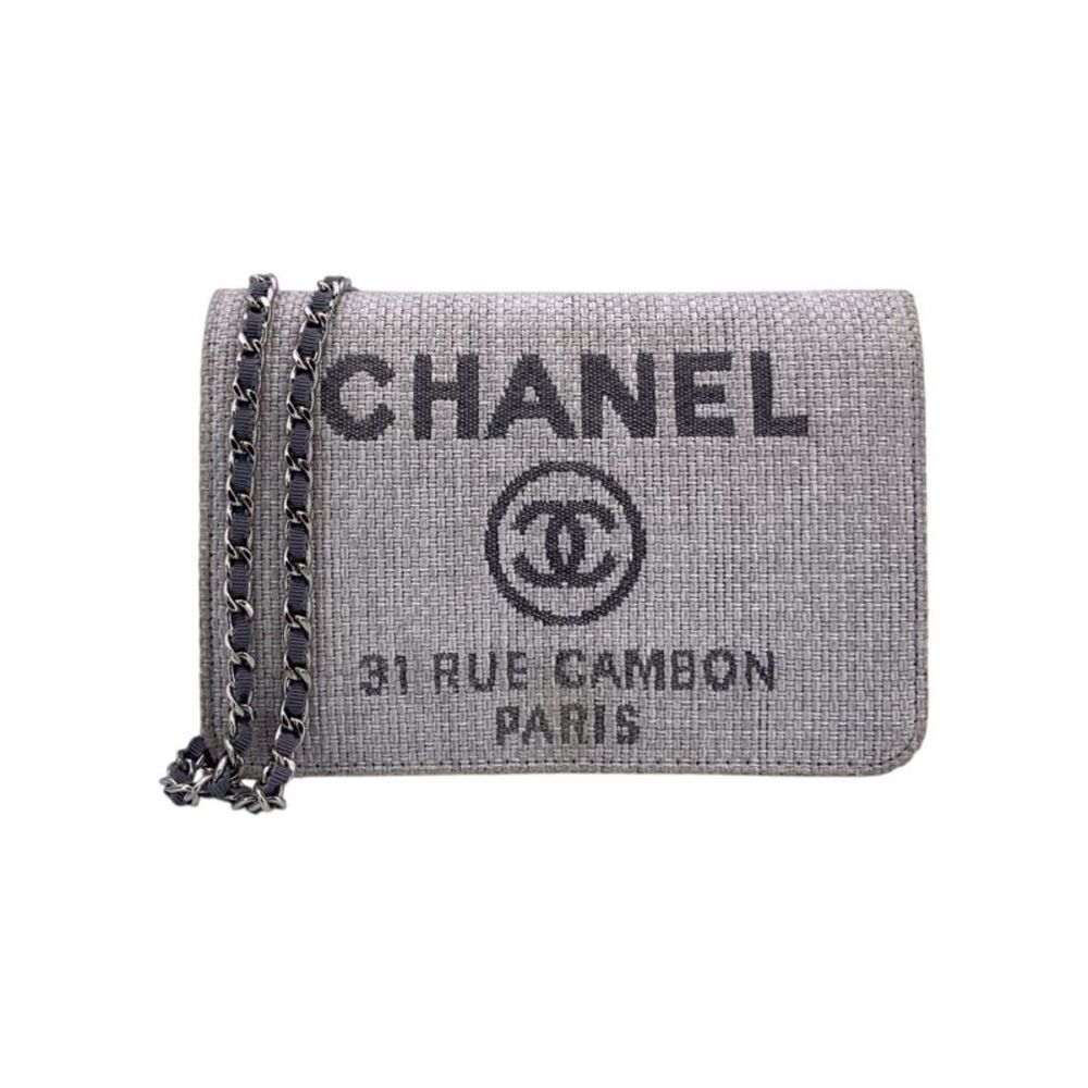 Chanel Cloth Crossbody Bag Deauville